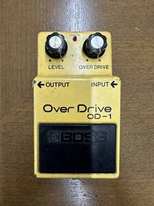 希少 BOSS OD-1 Over Drive 9400番 1980年製 銀ネジ ボス オーバードライブ ブースター x japan hide