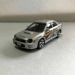 レア絶版希少！burago／ブラーゴ！SUBARU IMPREZA WRX STI！1/43スケール！ダイキャストミニカー！当時物！