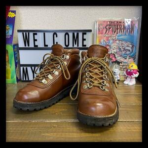 良品 DANNER ダナー トレッキング レースアップ ブーツ シューズ US7.5 ブラウン アメカジ 古着MIX 31270 21C028