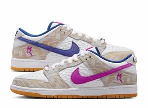 Rayssa Leal Nike SB Dunk Low PRM "Pure Platinum and Vivid Purple" 28.5cm FZ5251-001