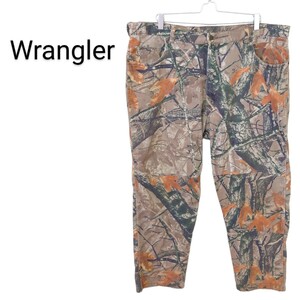 【Wrangler】迷彩 リアルツリーカモ ハンティングデニムパンツ S-459