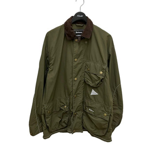 Barbour x And Wander Pivot コラボ ジャケット バブアー×アンドワンダー ナイロン コート コーデュラ仕様 防水 Ｍサイズ オリーブ