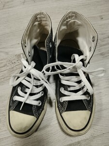 CONVERSE ALL STAR コンバースオールスター　ハイカット スニーカー 黒 サイズ23.5cm