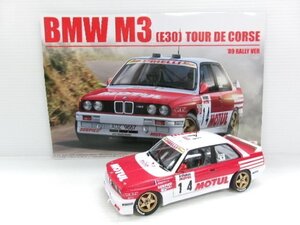 アオシマ ビーマックス 1/24 BMW M3 E30 ツールドコルス 1989 ラリー Ver. プラモデル 完成品 (4122-740)