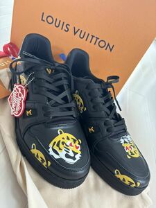 【新品限定モデル】【銀座店購入】【9】ルイヴィトン　LOUIS VUITTON NIGO ニゴ　スニーカー　トレイナーライン　ブーツ　イタリア製