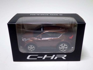 207【S.R】トヨタ 新型 C-HR CHR 非売品 ダークブラウンマイカメタリック プルバックカー ミニカー 香川発