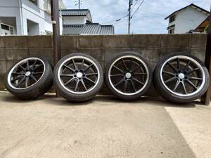 ★ワーク WORK GNOSIS CV201 19インチ　19×8.0J　+43　114.3　5H　225/40/19　ヴェゼル等　山口県発　引き取り歓迎