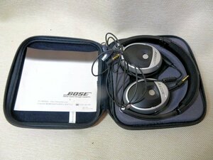 BOSE/ボーズ◆ ON-ear Headphones 「mobile on-ear headset」 ヘッドホン iphone 3G 専用 取り扱い説明書有