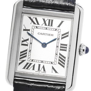 カルティエ CARTIER W1018255 タンクソロ SM クォーツ レディース _844277