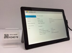 ジャンク/ Microsoft Surface Go Intel Pentium 4415Y メモリ8.19GB NVME128.03GB 【K04079】