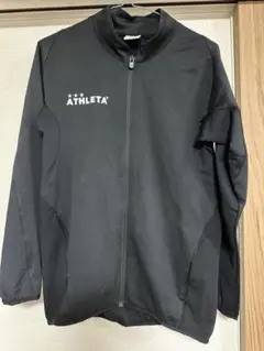 ATHLETA ブラック フルジップジャケット メンズ　Mサイズ