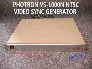 PHOTRON VIDEO/SYNC GENERATOR VS-1000N NTSC シンクジェネレーター (同期信号発生器) ジャンク 通電・一部動作確認