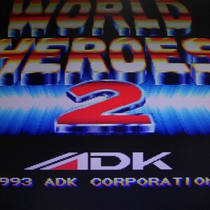 MVS　ワールドヒーローズ2　SNK　NEOGEO　ROM　動作確認済み