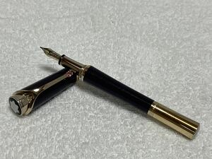 【63-52】1円〜 MONTBLANC モンブラン プリンセス グレース・デ・モナコ 万年筆 ペン先 4810 M 18K 750 F ピンク シェル パープル 同梱不可