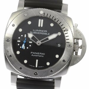 ★箱・保証書付き【PANERAI】パネライ ルミノール1950 サブマーシブル デイト スモールセコンド PAM00682 自動巻き メンズ_722422