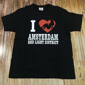 新品・即決・クリックポスト発送・アムステルダムで購入した’I LOVE AMSTERDAM RED LIGHT DISTRICT’の