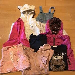 子供服 80 90 長袖 ジャンバー アウター ロンパース ZARA シシュノン AVV ベスト 秋 冬服 ベビー服 女の子 トップス 現状品　710円発送！