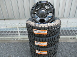 BRUT BR-33 16x6.5 +38 6-139.7 ミリタリーブラック TOYO OPEN COUNTRY R/T 215/65R16 ハイエース レジアスエース 200系