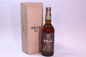 p-2491 未開栓古酒　SUNTORY　サントリー　古樽仕上げ　1991年　竹炭濾過　ウイスキー　750ｍL　