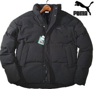 新品ラス1 日本サイズ M 定価1.98万▼ プーマ PUMA 中綿入り ダウン調 撥水加工 はっ水 立衿 ジャケット ブルゾン ジャンパー 黒 メンズ