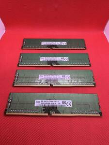 Skhynix 8GB 1Rx8 PC4-3200AA-UA2-11 デスクトップPC用DDR4メモリ　8GB4枚セット計32GB 管19