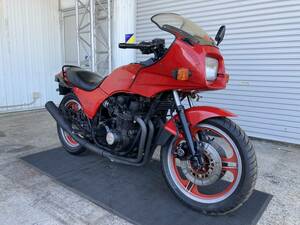 GPZ750(ZX750A) 1983年式 赤33706 KAWASAKI エンジン始動確認済!現状販売!要整備調整ベース車両/輸入新規.国内未登録/豊橋市/E40614-6-050T