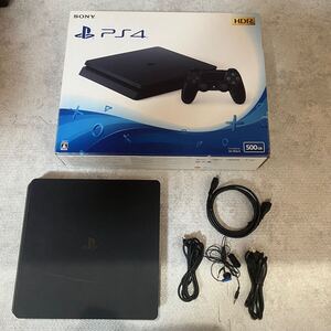 【1円】PS4 本体 500GB ブラック SONY ソニーPlaystation4 CUH-2200A 動作確認済 