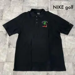 NIKE golf ポロシャツ 半袖 刺繍ロゴ 企業ロゴ スポーツ USA企画