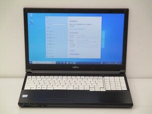 【1円スタート】富士通 LIFEBOOK A748/TX FMVA3103EP Core i5 8250U 1.6Ghz 8GB 500GB(HDD) マルチ 15.6インチ(1366×768) Win10 Pro 64bit