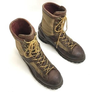 70s-80s頃?/Vintage☆Danner/ダナー☆8468/本革/マウンテン/ワークブーツ【8.5D/26.0-26.5/brown/茶】USA/Combat/Boots/Shoes◇bWB103-08