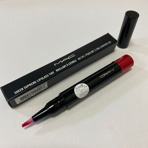 MAC マック　シーンシュープリーム　リップガラスティント　ブラッシングベリー　リップグロス