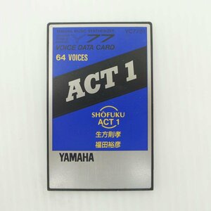 1円【一般中古】YAMAHA ヤマハ/YAMAHA VOICE DATA CARD ACT1 SY77 VC7701/AY77 VC7701/75