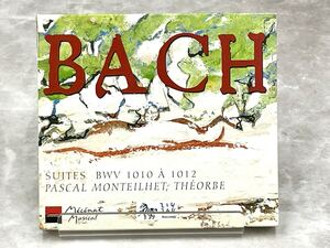 パスカル・モンテイエ/ PASCAL MONTEIHET,THEORBE / J.S.BACH / SUITES BWV 1010 A 1012 [動作未確認] CD バッハ