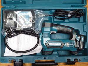 Makita マキタ 充電式 空気入れ MP100D 充電器 バッテリーセット DC10SA BL1015 工具 エアー バイク 自転車 車 空気圧 管理6T1221B-C07