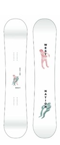 west snowboards nation 145 新品