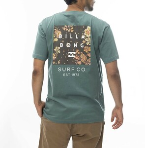 【SALE】★送料無料★2024春夏 新品【BILLABONG/ビラボン】 BACK SQUAREＴシャツ BLA メンズL BE011-203