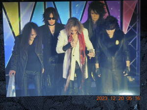 X JAPAN ブロマイド ④ / YOSHIKI Toshl PATA HEATH SUGIZO / TOSHI 龍玄とし / 生写真