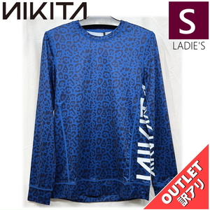 【OUTLET】 NIKITA STRAIGHTAWAY LS TEE BLUE JAGUAR Sサイズ レディース インナー ファーストレイヤー 日本正規品