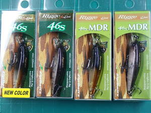 ジップベイツ リッジ 46S ＆46S MDR 廃盤モデル ZIPBAITS Rigge 4個セット A