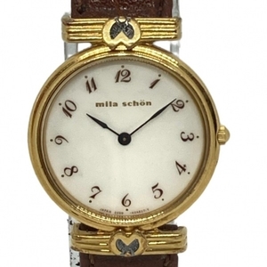 mila schon(ミラショーン) 腕時計 - 2200-226518 レディース 白