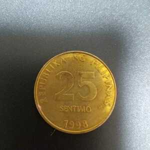 フィリピン 25センティモ 1998