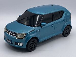 即決有★カラーサンプル 1/18 スズキ イグニス　SUZUKI IGNIS ディーラー 非売品 ネオンブルーメタリック★ミニカー