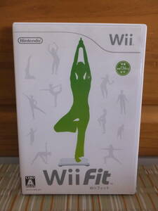 WiiFit/Wiiフィット 任天堂Wiiソフト ボードなしソフトのみ リビングでフィットネス