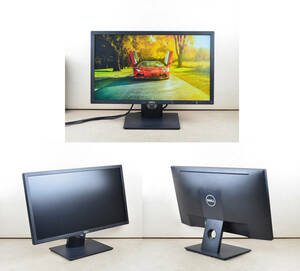 在庫処分！2台セット　DELL/HP　23型ワイド　フルHD　DP端子　LED　ディスプレイ　②