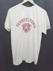 ◇ ⊂　Φ GILDAN ギルダン 半袖 Tシャツ カットソー サイズM ベージュ系 メンズ P