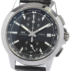 IWC IWC SCHAFFHAUSEN IW380901 インヂュニア クロノグラフ スポーツ 自動巻き メンズ 良品 保証書付き_835910