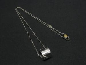 1円 GUCCI グッチ GG柄 K18 750 18金 総重量約3.95g ネックレス ペンダント アクセサリー ホワイトゴールド系 BJ6528