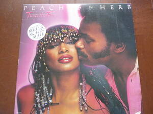 LP2枚　　PEACHES & HERB / TWICE THE TIME(USプロモ) / REMEMBER「恋の仲直り」＆「愛の誓い」
