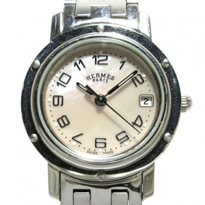 HERMES(エルメス) 腕時計 クリッパー CL4.210 レディース ピンクシェル
