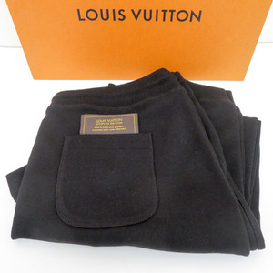 ルイヴィトン LOUIS VUITTON LVSE ダブルフェイス トラベル パンツ サイズXL 黒 HJY43WJUJ 未使用 [質イコー]